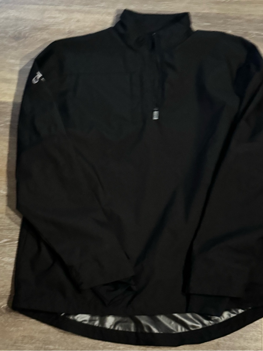 Callaway Black Half-Zip Windbreaker Pullover